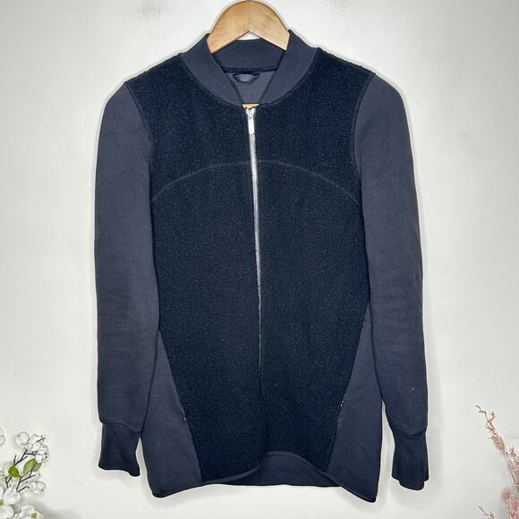 LULULEMON Stand Out Sherpa Jacket Black Sz 6 $148 {3C3} - Picture 4 of 7